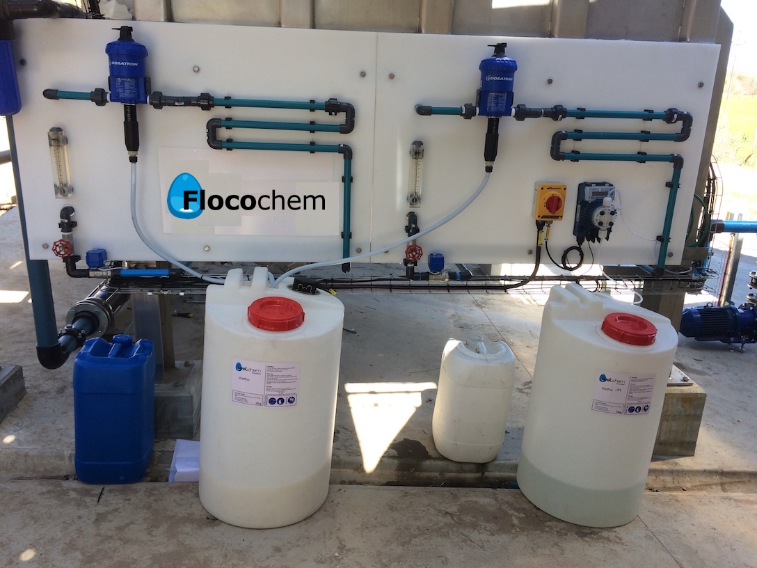 Chemical dosing installation